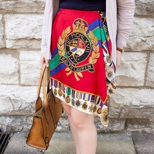 Vintage Ralph Lauren Silk Skirt